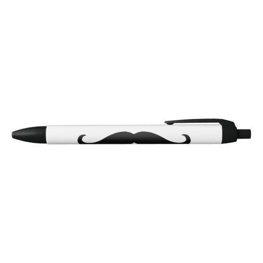 Retro Mustache Zwarte Inkt Pen (Bovenkant)
