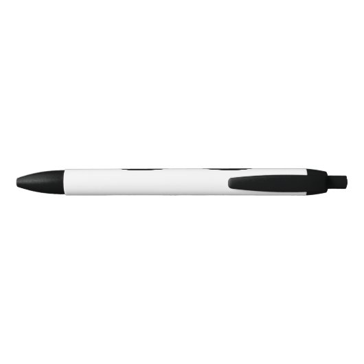 Retro Mustache Zwarte Inkt Pen (Achterkant)