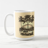 RETRO MUSTANG CAR Mug (Gauche)