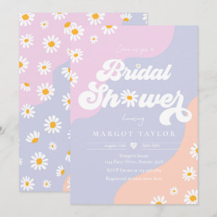 Retro Muted Tones Boho Hippy Vibes Vrijgezellenfee Kaart