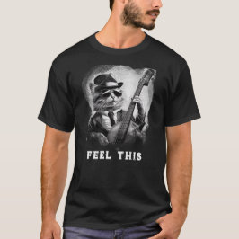 *~* Retro Muziek Bas Gitaar Speler AP91 T-shirt