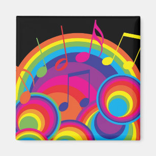 Retro Muziek Magneet