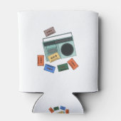 Retro muziek van 80 blikjeskoeler (Achterkant)