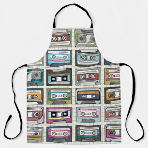 Retro muziekcassette: Nostalgisch icoon Schort