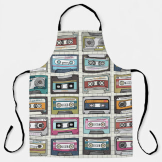 Retro muziekcassette: Nostalgisch icoon Schort