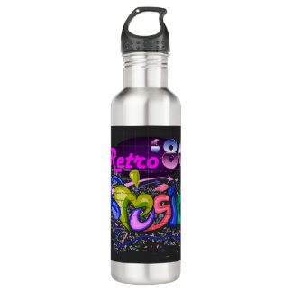  retro muziekdans waterfles 