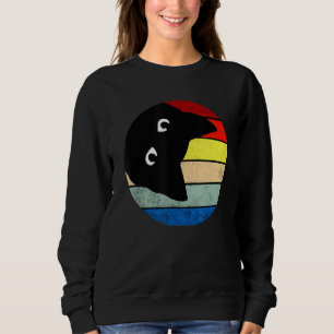 Retro My Funny Black Cat Funny Style My Black Cat Trui