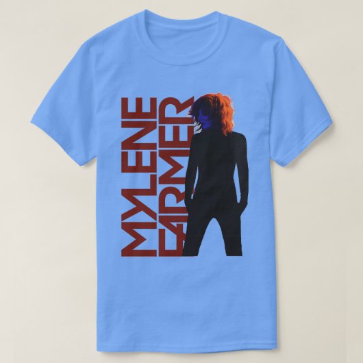 Retro  Mylene Farmer Retro Wave T-shirt (Design voorkant)
