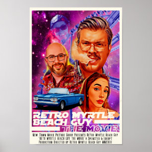 Retro Myrtle Beach Guy De Film Poster