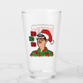 Retro Myrtle Beach Guy Kerstmis Glas (Achterkant)