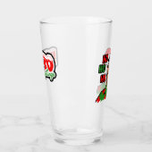 Retro Myrtle Beach Guy Kerstmis Glas (Links)