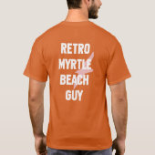 Retro Myrtle Beach Guy T-shirt (Achterkant)
