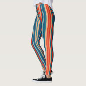 retro naadloze patronen leggings (Links)