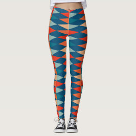  retro naadloze patronen leggings
