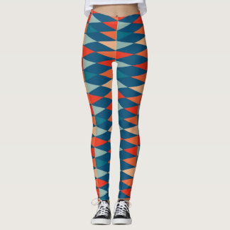  retro naadloze patronen leggings