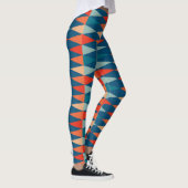  retro naadloze patronen leggings (Rechts)