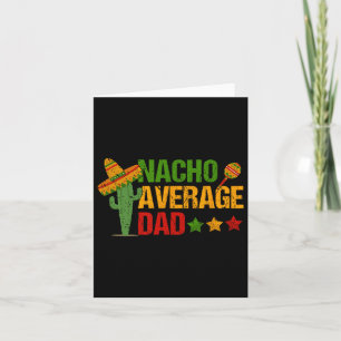 Retro Nacho Gemiddelde vader voor Cinco de Mayo Kaart