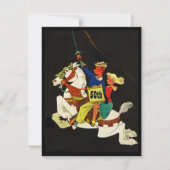 Retro Nacht op de Witte Uitnodiging van het Paard (Voorkant)