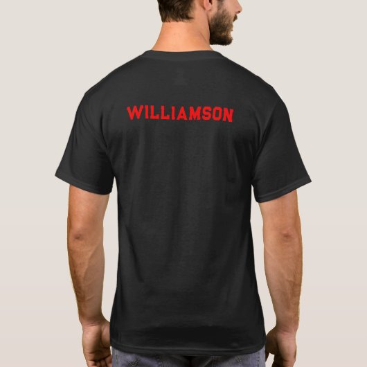 Retro Name Date Class Batch Reunion T-shirt (Achterkant)