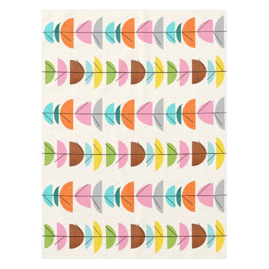 Rétro nappe colorée de nids (Devant)