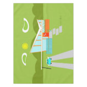 Rétro nappe de Chambre de Palm Springs (Devant)