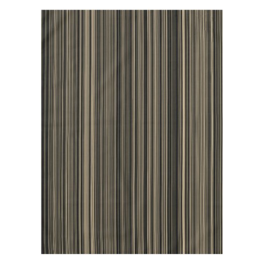 Rétro nappe de rayure de taupe beige Brown (Devant)