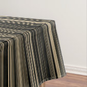 Rétro nappe de rayure de taupe beige Brown (In Situ)