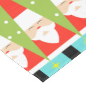 Rétro nappe géométrique de Père Noël (Angle)