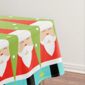 Rétro nappe géométrique de Père Noël (In Situ)