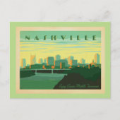 Retro Nashville Briefkaart (Voorkant)