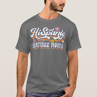 Retro National Hispanic Heritage Month Vintage T-shirt