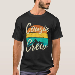 Retro neef Crew Summer Mountain Camp Sun T-shirt