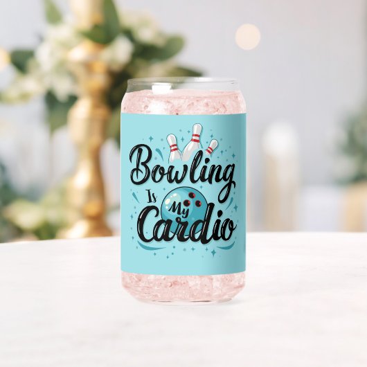 Retro Neon "Bowling Is My Cardio" Funny Bowling (Insitu (Mariage))