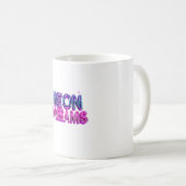 Retro Neon Dreams Star Icon Mug (Devant droit)