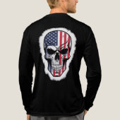 Retro Neon Drummer Tri-Blend Shirt (Achterkant volledig)