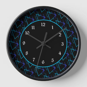 Retro Neon Geometric Patroon 3