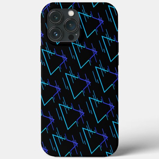 Retro Neon Geometric Patroon 3 Case-Mate iPhone Case (Achterkant)