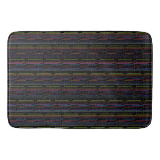 Retro Neon Lines Retro Stijl Badmat