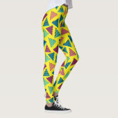 Retro Neon Pattern van 80/90 Leggings (Rechts)