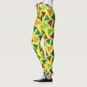 Retro Neon Pattern van 80/90 Leggings (Links)