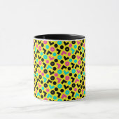 Retro Neon Pattern van 80/90 Mok (Midden)