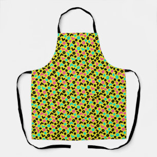 Retro Neon Pattern van 80/90 Schort