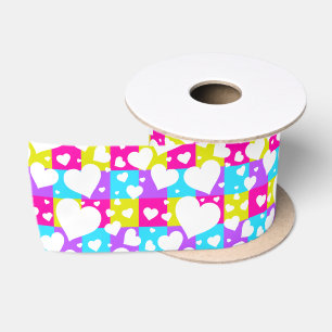 Retro Neon Queen of Hearts verjaardagsfeestje cade Lint