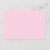 Retro neon roze script advies wenst afstuderen informatiekaartje (Achterkant)