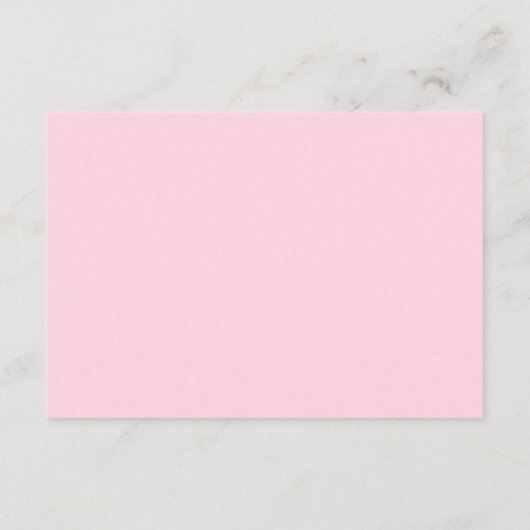 Retro neon roze script advies wenst afstuderen informatiekaartje (Achterkant)