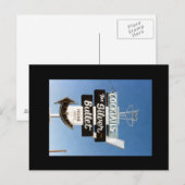 Retro Neon Sign. Briefkaart (Voorkant / Achterkant)