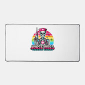 Retro Neon Skeleton Nurse - Funny Éffrayant D (Recto)