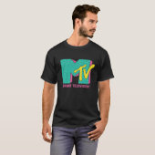 Retro Neon Vibes Logo – 80s Aesthetic Desi T-Shirt (Devant entier)