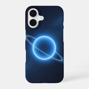 Retro Neptunus Gloed iPhone 16 Hoesje