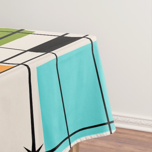 Retro Net & Tafelkleed Starbursts (Voorbeeld)